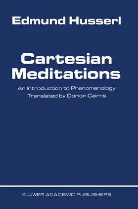 Husserl |  Cartesian Meditations | Buch |  Sack Fachmedien