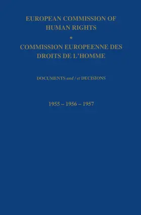 Loparo |  European Commission of Human Rights / Commission Europeenne des Droits de L'Homme | Buch |  Sack Fachmedien