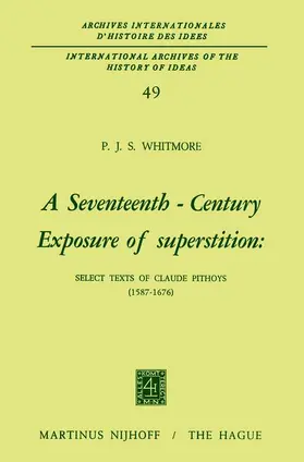 Whitmore |  A Seventeenth-Century Exposure of Superstition | Buch |  Sack Fachmedien