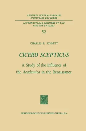 Schmitt |  Cicero Scepticus | Buch |  Sack Fachmedien