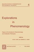 Casey / Carr |  Explorations in Phenomenology | Buch |  Sack Fachmedien