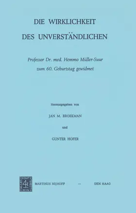 Broekman / Hofer |  Die Wirklichkeit Des Unverständlichen | Buch |  Sack Fachmedien