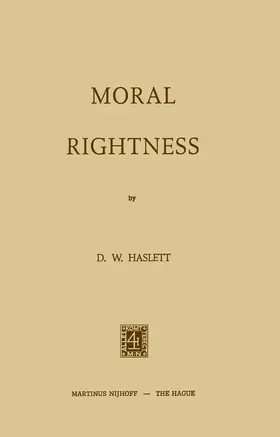 Haslett |  Moral Rightness | Buch |  Sack Fachmedien