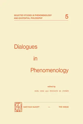 Ihde / Zaner |  Dialogues in Phenomenology | Buch |  Sack Fachmedien