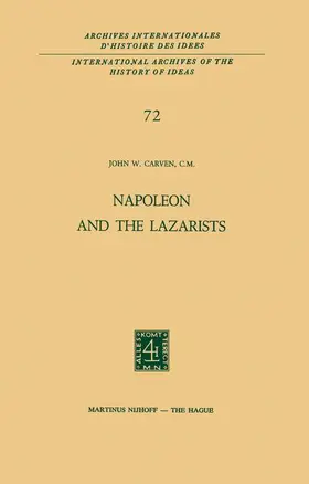 Carven |  Napoleon and the Lazarists | Buch |  Sack Fachmedien