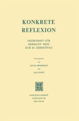 Broekman / Knopf |  Konkrete Reflexion | Buch |  Sack Fachmedien