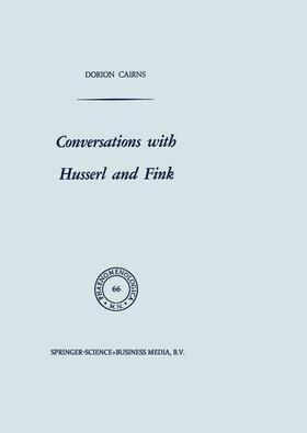 Cairns |  Conversations with Husserl and Fink | Buch |  Sack Fachmedien