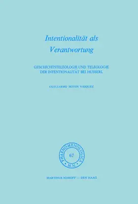 Vásquez |  Intentionalität als Verantwortung | Buch |  Sack Fachmedien