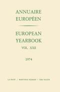  European Yearbook / Annuaire Européen, Volume 22 (1974) | Buch |  Sack Fachmedien