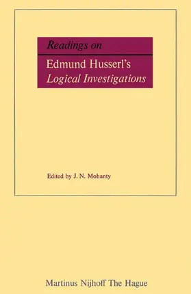 Mohanty |  Readings on Edmund Husserl's Logical Investigations | Buch |  Sack Fachmedien