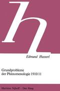 Husserl / Kern |  Grundprobleme der Phänomenologie 1910/11 | Buch |  Sack Fachmedien