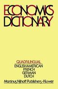 Kuipers / Wilpstra |  Quadrilingual Economics Dictionary | Buch |  Sack Fachmedien