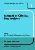 Cheigh / Rubin / Stenzel |  Manual of Clinical Nephrology of the Rogosin Kidney Center | Buch |  Sack Fachmedien