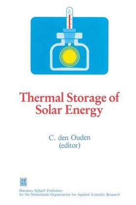 den Ouden | Thermal Storage of Solar Energy | Buch | 978-90-247-2492-5 | sack.de