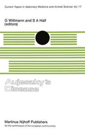Wittmann / Hall |  Aujeszky’s Disease | Buch |  Sack Fachmedien