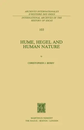 Berry |  Hume, Hegel and Human Nature | Buch |  Sack Fachmedien