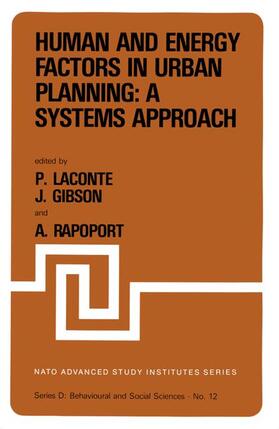 Laconte / Rapoport / Gibson |  Human and Energy Factors in Urban Planning: A Systems Approach | Buch |  Sack Fachmedien