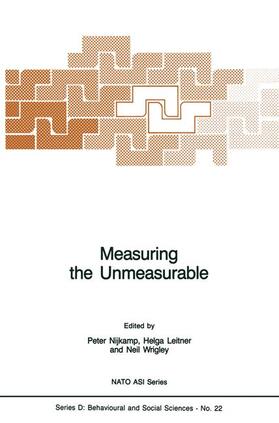 Nijkamp | Measuring the Unmeasurable | Buch | 978-90-247-3124-4 | sack.de