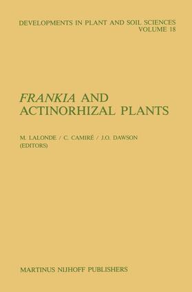 Lalonde / Camiré / Dawson | Frankia and Actinorhizal Plants | Buch | 978-90-247-3214-2 | sack.de