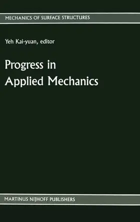  Progress in Applied Mechanics | Buch |  Sack Fachmedien