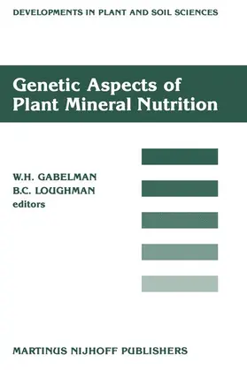 Gabelman / Loughman |  Genetic Aspects of Plant Mineral Nutrition | Buch |  Sack Fachmedien