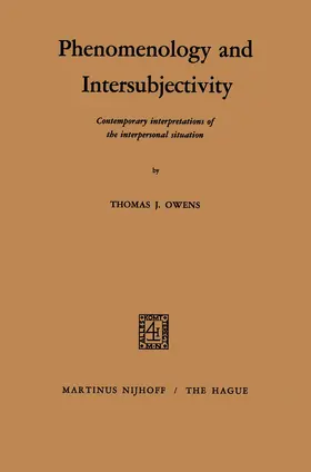 Owens |  Phenomenology and Intersubjectivity | Buch |  Sack Fachmedien