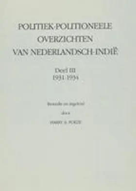 Poeze |  Politiek-Politioneele Overzichten van Nederlandsch-Indië | Buch |  Sack Fachmedien