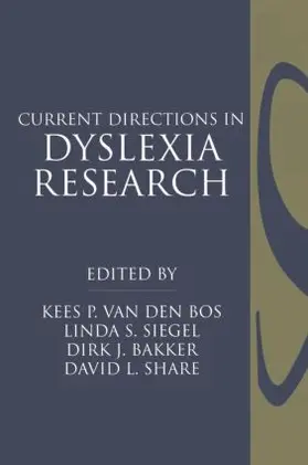 van / Siegel / Bakker |  Current Directions in Dyslexia Research | Buch |  Sack Fachmedien