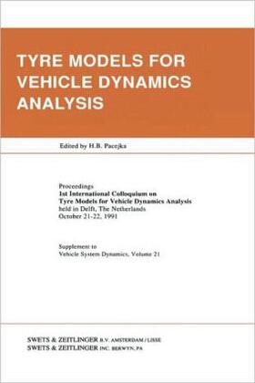 Pacejka |  Tyre Models for Vehicle Dynamics Analysis | Buch |  Sack Fachmedien