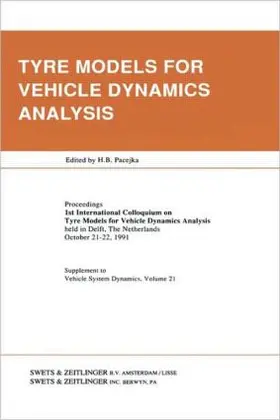 Pacejka |  Tyre Models for Vehicle Dynamics Analysis | Buch |  Sack Fachmedien