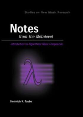 Taube | Notes from the Metalevel | Buch | 978-90-265-1957-4 | sack.de
