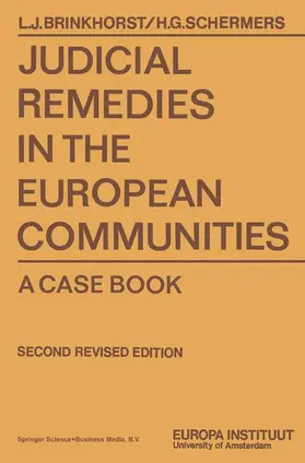 Schermers | Judicial Remedies in the European Communities | Buch | 978-90-268-0951-4 | sack.de