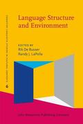 De Busser / LaPolla |  Language Structure and Environment | Buch |  Sack Fachmedien