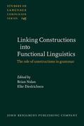 Nolan / Diedrichsen |  Linking Constructions into Functional Linguistics | Buch |  Sack Fachmedien