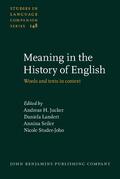 Jucker / Landert / Seiler |  Meaning in the History of English | Buch |  Sack Fachmedien