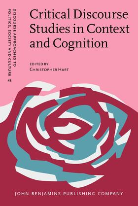 Hart |  Critical Discourse Studies in Context and Cognition | Buch |  Sack Fachmedien