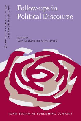 Weizman / Fetzer |  Follow-ups in Political Discourse | Buch |  Sack Fachmedien