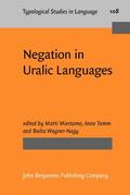 Miestamo / Tamm / Wagner-Nagy |  Negation in Uralic Languages | Buch |  Sack Fachmedien