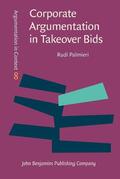 Palmieri |  Corporate Argumentation in Takeover Bids | Buch |  Sack Fachmedien