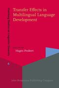 Peukert |  Transfer Effects in Multilingual Language Development | Buch |  Sack Fachmedien