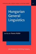 Kiefer |  Hungarian General Linguistics | Buch |  Sack Fachmedien