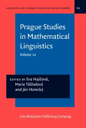 Hajicová / Tešitelová / Horecký |  Prague Studies in Mathematical Linguistics | Buch |  Sack Fachmedien