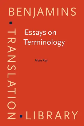 Rey |  Essays on Terminology | Buch |  Sack Fachmedien