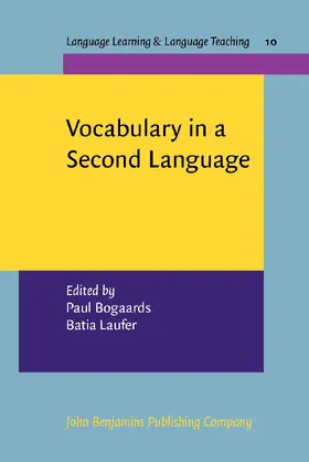 Bogaards / Laufer |  Vocabulary in a Second Language | Buch |  Sack Fachmedien