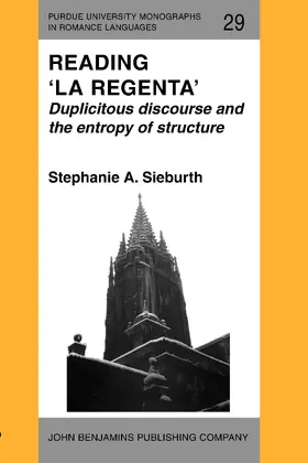 Sieburth |  Reading 'La Regenta' | Buch |  Sack Fachmedien