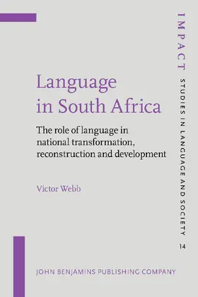 Webb |  Language in South Africa | Buch |  Sack Fachmedien