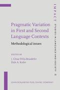 Félix-Brasdefer / Koike |  Pragmatic Variation in First and Second Language Contexts | Buch |  Sack Fachmedien