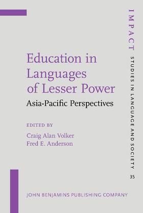 Volker / Anderson | Education in Languages of Lesser Power | Buch | 978-90-272-1876-6 | sack.de