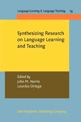 Norris / Ortega |  Synthesizing Research on Language Learning and Teaching | Buch |  Sack Fachmedien
