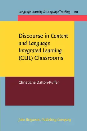 Dalton-Puffer |  Discourse in Content and Language Integrated Learning (CLIL) Classrooms | Buch |  Sack Fachmedien